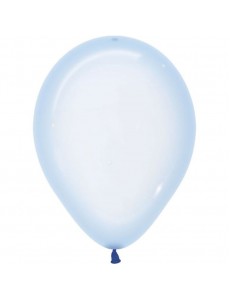 Balão Azul Transparente